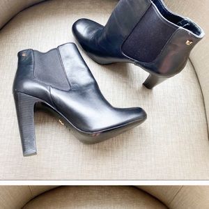 Vince Camuto Galahad Leather Bootie Black 9